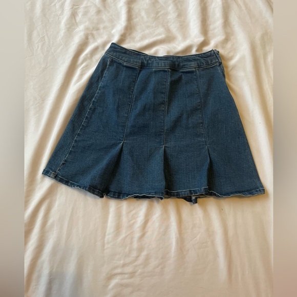 Kohl's Skirts Pleated Denim Tennis Skirt Poshmark